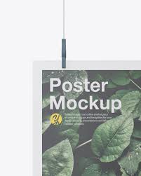 Download Matte A3 Poster Mockup In Stationery Mockups On Yellow Images Object Mockups PSD Mockup Templates