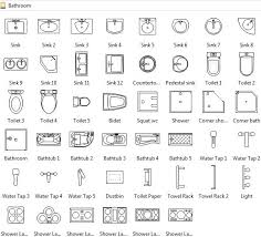 Bathroom Symbols Floor Plan Symbols Architecture Symbols Floor Plan Design