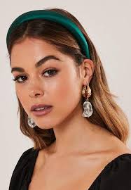 Missguided Emerald Padded Headband Headband Hairstyles Hair Styles Hair Trends
