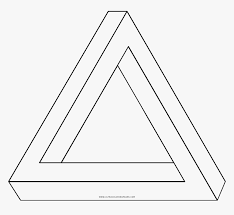 Choose your favorite coloring page and color it in bright colors. Impossible Triangle Coloring Page Hd Png Download Transparent Png Image Pngitem
