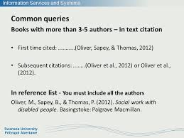 Learn more about each component of the reference citation and how to format it in the sections that follow. Information Services And Systems How To Reference Successfully Ppt Download