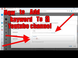 Like google—which happens to own youtube—videos results are ranked by titles, keywords, descriptions, and other include relevant keywords. How To Add Keywords To A Youtube Channel How To Add Channel Keywords For Youtube 2020 Youtube