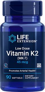 Proven, potent, effective · supports immune health · find in store Low Dose Vitamin K2 45 Mcg 90 Softgels Life Extension