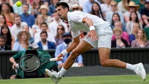 #this purple is so good on him #rio open 2020 #rio open #queue. Novak Djokovic Eases Past Christian Garin In Straight Sets Angelique Kerber Beats Coco Gauff Sports News Firstpost Newsclay