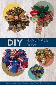 Here's the second diy wreath i made! How To Make A Bow For A Wreath With Video How To Make Wreaths Wreath Making For Craftpreneurs