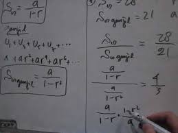 Jumlah Tak Hingga Ganjil Deret Geometri Beserta Contohnya Youtube