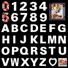 8 inch stencils to print. Buy 8 Inch 37 Pcs Alphabet Cake Stencils A Z 26 Pcs Letter Stencils 0 9 Number 10 Pcs Cake Templates Heart Mold 1 Pcs Diy Baking For Wedding Birthday Anniversary Party Online In Taiwan B097b3h7v7