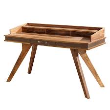 Sekretar Khan Kaufen Und Zum Mittelpunkt Deines Buros Machen Home24 Schreibtisch Holz Schreibtisch Mit Glasplatte Wolf Mobel