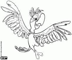 Blu is the protagonist of rio and other films from the franchise. Rio Coloring Pages Printable Games