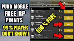 Pubg Mobile New Trick Free Royale Pass Points How To Increase Very Fast Rp Level Youtube
