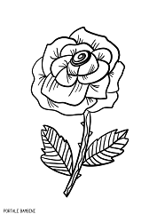 Disegni Di Rose Da Stampare E Colorare Gratis Portale Bambini Rosas Rose Roses Coloring Coloringpages Col Disegni Di Rose Disegni Disegni Da Colorare