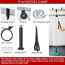 The triceps pulldown, also called a pushdown, is an isolation weight training exercise. Syl Fitness Cable Pulley System Gym Equipment Squat Rack Accessories For Lat Pulldown Tricep Bicep Arm Workouts Diy Home Gym Cable Machine Weight Plates Loading Pin Pricepulse