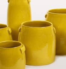 Maybe you would like to learn more about one of these? Bright Yellow Tabor Plant Pot Medium Serax W A Green