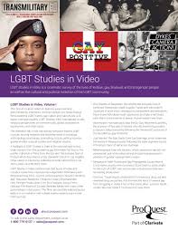 LGBT Studies in Video Series | Alexander Street