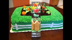 Garden Cake Decorations Ideas Youtube