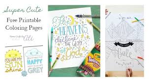 Such a cute gift idea and a great way to utilize special. Super Cute Free Printable Coloring Pages Home Crafts By Ali