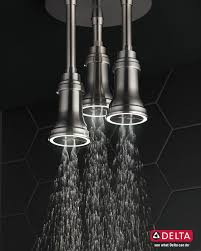 H2okinetic Pendant Raincan Shower Head With Led Lighting Shower Heads Raincan Shower Shower Fixtures