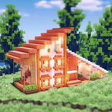 This tutorial is to give aesthetic advice for your home or building. An Aesthetic House Made Of Acacia Woods Minecraftbuilds Cute Minecraft Houses Minecraft Houses Minecraft Cottage