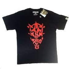 Black And Red T Shirt Star Wars Uniqlo Mens Xl Black Red Tshirt Darth Maul Japan Phantom Menace Utgp Black And Red Black Darth Maul