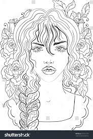 Click the curly hair coloring pages to view printable version or color it online (compatible with ipad and android tablets). Pin On Kepek
