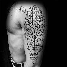 Discover the latest fashion trends with asos. 50 Geometric Arm Tattoo Designs For Men Bicep Ink Ideas