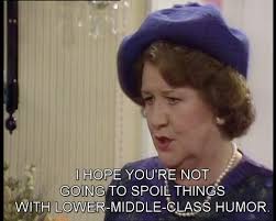 Warning from Hyacinth Bucket | Keeping Up Appearances, Buckets and ... via Relatably.com