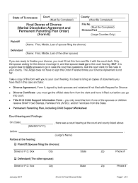Check spelling or type a new query. Final Divorce Decree Tennessee Fill Online Printable Fillable Blank Pdffiller