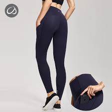 Us 26 0 Crz Yoga Womens Naked Feeling High Waist Tummy Control Stretchy Sport Running Leggings With Out Pocket 25 Inches In Yoga Pants From Sports