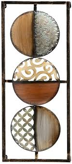 Ne cherchez plus, la décoration murale en métal loup est en exclusivité sur métal ô design. Objet Image Mural 69 Cm Decoration Murale En Metal Marron Cuivre Dore Amazon Fr Cuisine Maison