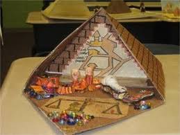 Ancient Egypt Comes Alive Building A Model Pyramid This Is A Great Project To Do With Your Students W Ancient Egypt Crafts Egypt Crafts Ancient Egypt Projects