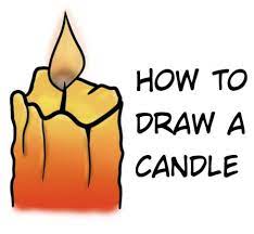 How to draw flames candle. How To Draw A Candle With A Flame Step By Step