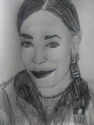 BACK TO DRAWING EVERYBODY . BROUGHT SOME NEW PENCILS . MY FIRST DRAWING IS  MAKING Makin Moves. She always support my drawings so I decide to start  with her ...