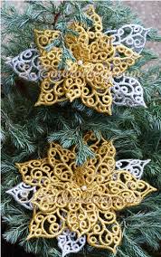 The evil eye motif is a talisman to ward off bad energy and to bring good luck. Poinsettia Free Standing Lace Christmas Ornament Set Sku 10635