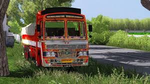 Ets2 Indian Ashok Leyland Lorry Traffic Beta 1 34 X Simulator Games Mods Download Ashok Leyland Leyland Lorry