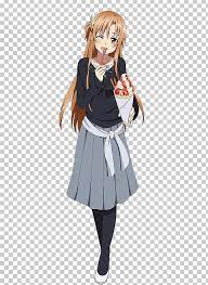 Asuna Sword Art Online Costume School Uniform Anime Png Anime Asuna Asuna Yuuki Brown Hair Cartoon Sword Art Online Asuna School Uniform Anime
