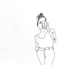 Black And White Mirror Selfie Drawing Pin By Tara Sandie On Oh Snap Pen Drawing Mirror Selfie Selfie