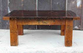 The newton coffee table ($315) the newton delivers a lighter more rustic/country look. Farmhouse Rustic Wood Coffee Tables Arcadia Salvage