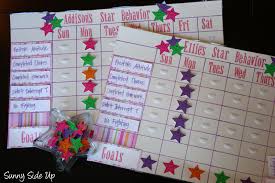 star behavior charts re born the sunny side up blog