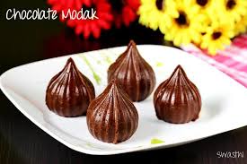Chocolate Modak Recipe How To Make Chocolate Modak Recipe Modak Recipe Recipes Indian Food Recipes