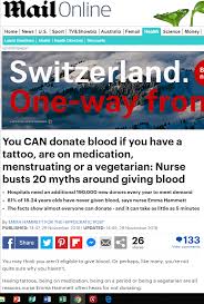 You Can Donate Blood If You Have A Tattoo First Aid For Life