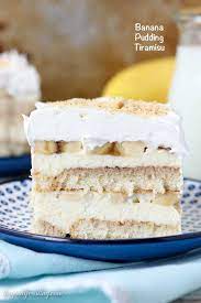 Lady finger cake with bananas and vanilla cream: Banana Pudding Tiramisu Beyond Frosting