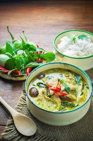 Thai Food Green Curry Chicken Stock Photo Image Of Herb Gourmet 98226804 Green Curry Chicken Green Curry Food