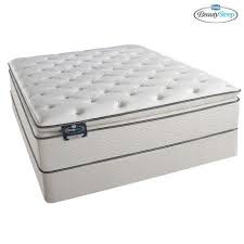 Simmons Beautysleep Russian Hill Plush Pillow Top Mattress Box Spring King Size Mattress Set Mattress Sets Mattress