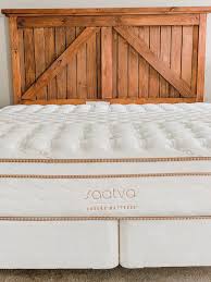 We Finally Got A King Bed Saatva Mattress Review Mattresses Reviews Saatva Mattress Flower Bedding