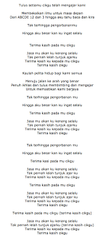 Upin ipin published blog : Lirik Lagu Terimakasih Cikgu Ost Upin Ipin
