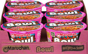 Find quality international products to add to your shopping list or . Maruchan Bowl Hot Spicy With Shrimp Ramen Noodle Soup 6 Ct 3 32 Oz Pay Less Super Markets