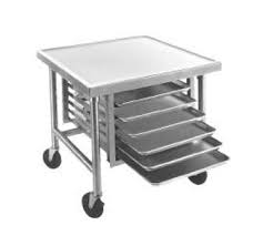 (take me there) we offer a variety of standard and custom adjustable height table designs utilizing many styles of lift mechanisms. Advance Tabco Mt Ms 300 Mobile Stainless Steel Mixer Table With Stainless Steel Base And Tray