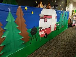 Vbs 2020 decorating made easy. Pin By Elsa Douillard On Children S Church Ideas Sunday School Decorations Camping Theme Birthday Party Camping Theme Birthday