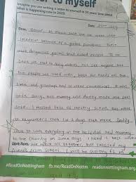 (or write a forgiveness letter to yourself if there is something you did. Nottingham S Letter To Myself Gallery National Literacy Trust