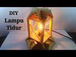 Assalamualaikum dan selamat sejahtera.sesiapa yang berminat dengan lampu tidur diy seperti di dalam gambar, boleh wasap saya di talian. Youtube Diy Pendant Lamp Craft Stick Crafts Diy Lanterns
